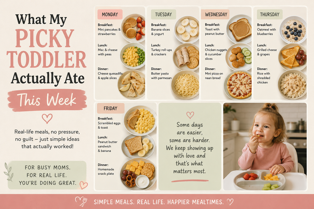 What My Picky Toddler Actually Ate This Week